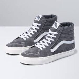 EUC Vans Pig Suede Sk8 High Top in Rabbit